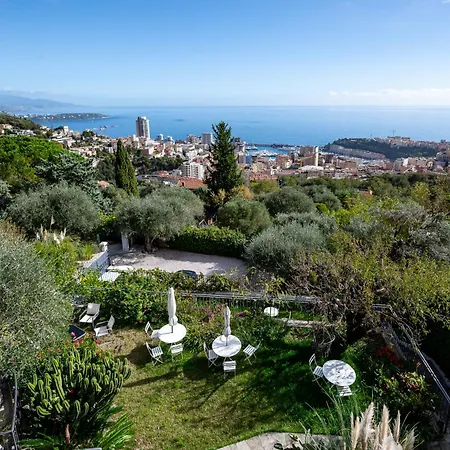 D'angeline-vue Panoramique, Jardin Partage, Parking, Voiture Indispensable, Route Etroite Et Pentue, A 10 Min De Monaco Apartmán Beausoleil
