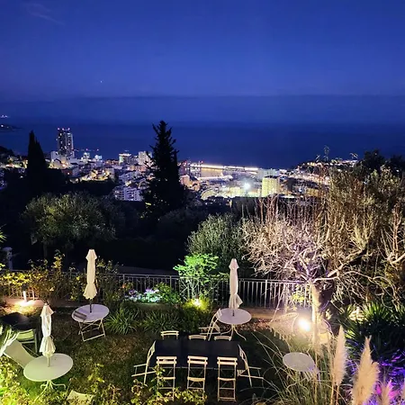 Apartman D'angeline-vue Panoramique, Jardin Partage, Parking, Voiture Indispensable, Route Etroite Et Pentue, A 10 Min De Monaco