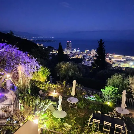 D'angeline-vue Panoramique, Jardin Partage, Parking, Voiture Indispensable, Route Etroite Et Pentue, A 10 Min De Monaco 아파트 *