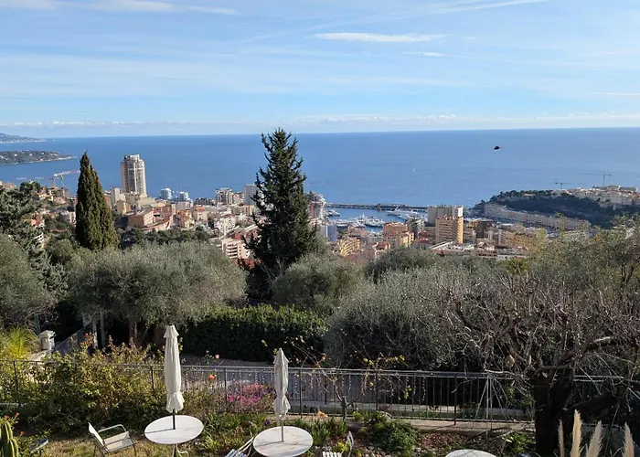 D'angeline - Vue Jardin Commun Parking Voiture Obligatoire 10min Voiture Monaco Route étroite Pente Raide Croisement Limité Photos - Sea View Shared Garden Parking Car Mandatory 10min Car Monaco Narrow Steep Road Limited Passing P Apartamento