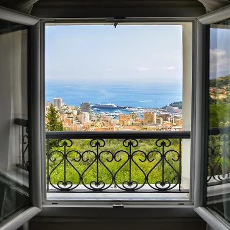 D'angeline-vue Panoramique, Jardin Partage, Parking, Voiture Indispensable, Route Etroite Et Pentue, A 10 Min De Monaco Apartment Beausoleil