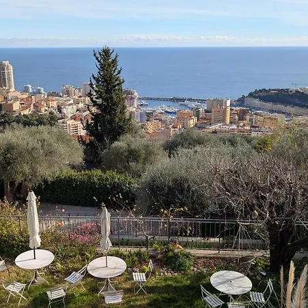 D'angeline-vue Panoramique, Jardin Partage, Parking, Voiture Indispensable, Route Etroite Et Pentue, A 10 Min De Monaco * Босолей